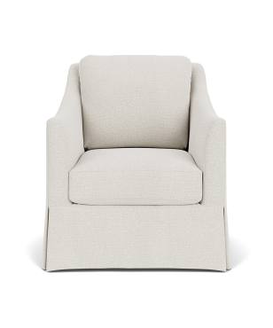 Baldwin Swivel Chair Slipcovered