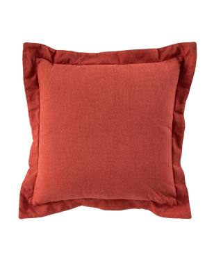 Linen Ruby Indoor/Outdoor Pillow Red